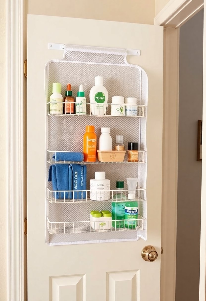 adjustable over the door shelves