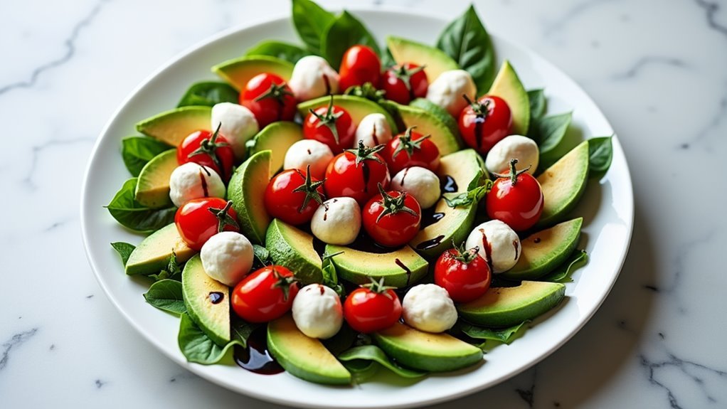 arrange ingredients in pattern