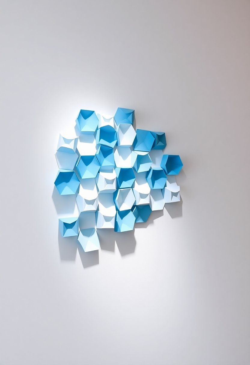 artistic geometric paper creations