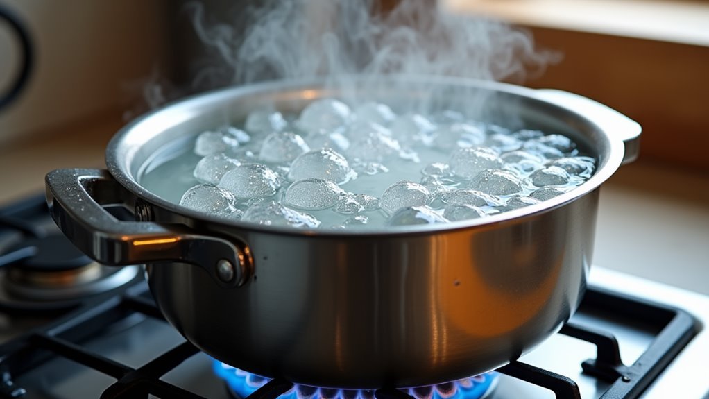 boil large pot of water