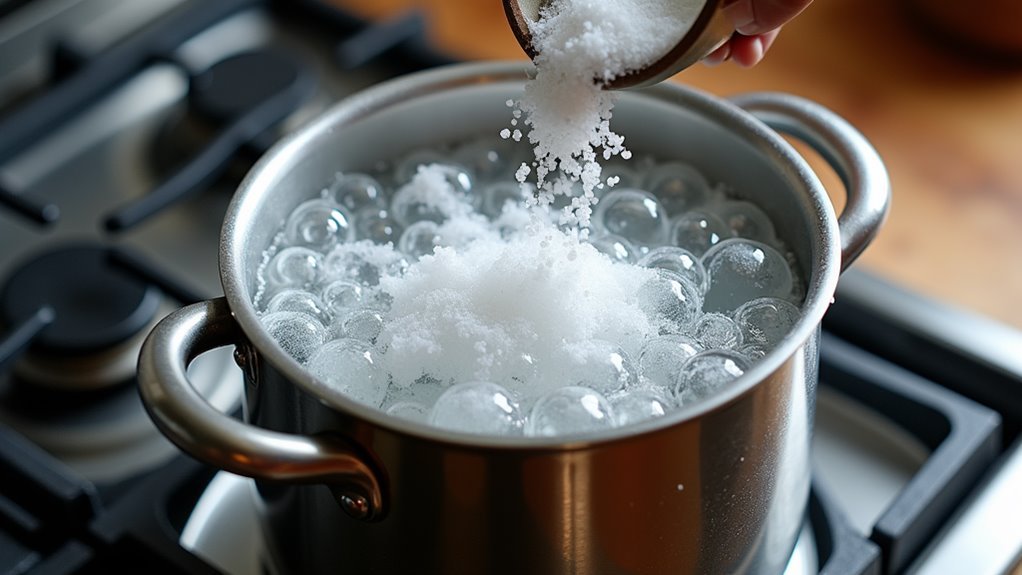 boil water with salt