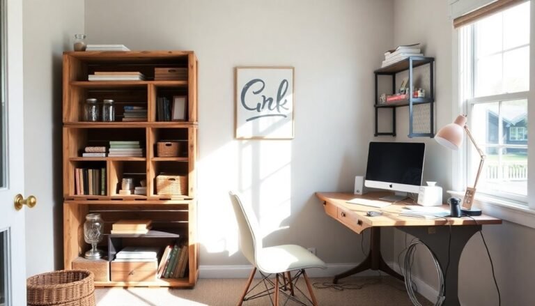 budget friendly home office organization