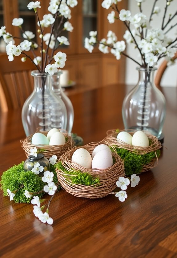 colorful springtime decor