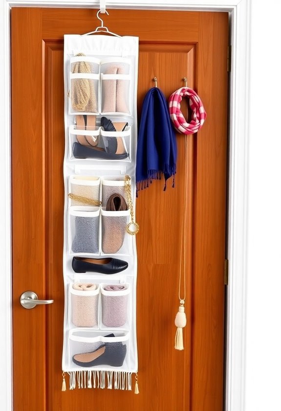 convenient door organizers storage