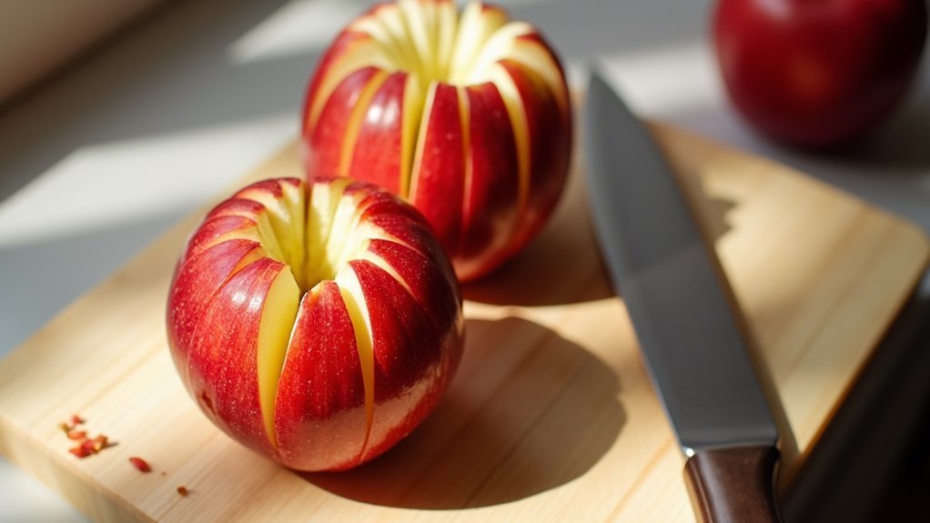 core and slice apples