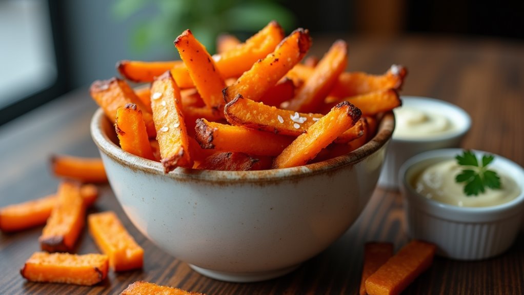 crispy sweet potato fries