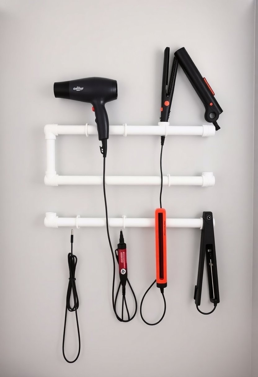 diy hair tool organizer