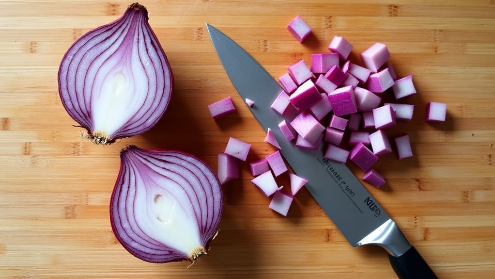 finely chop the onion