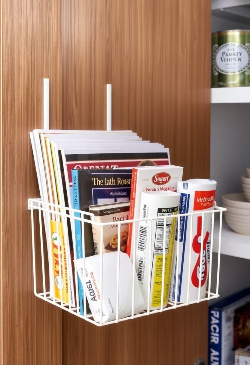 food storage magazine holders