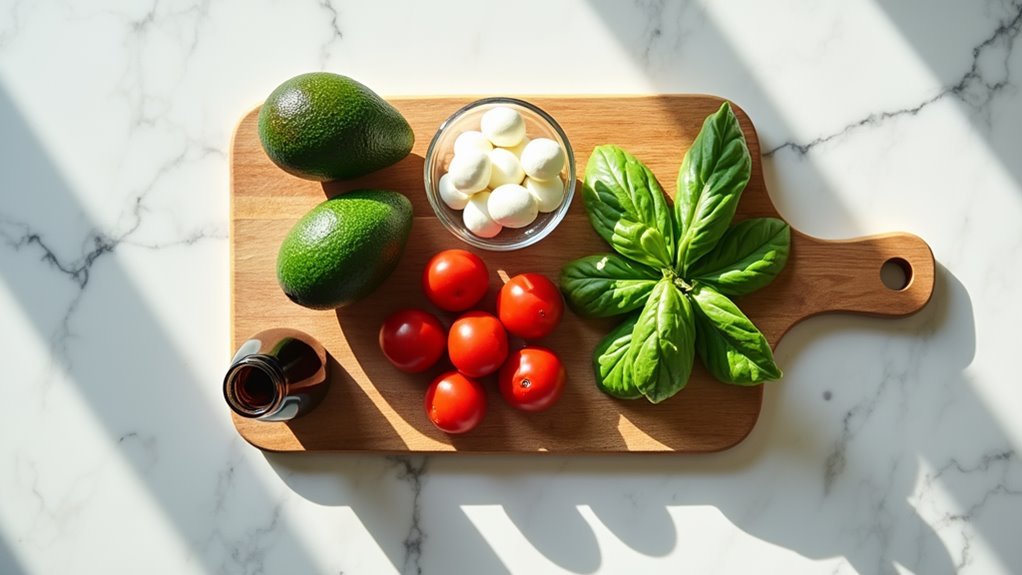 gather fresh ingredients needed