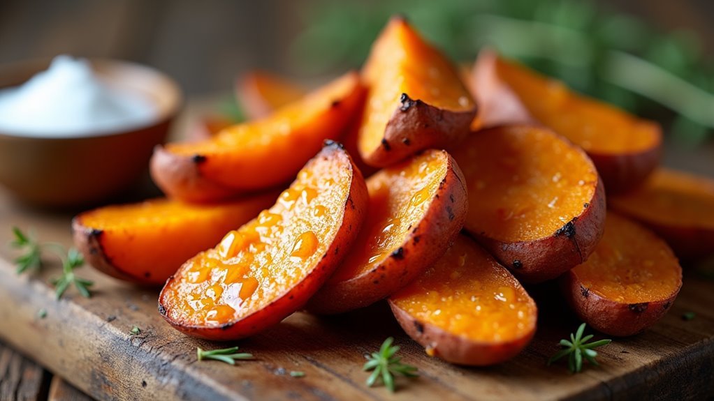 honey glazed sweet potatoes