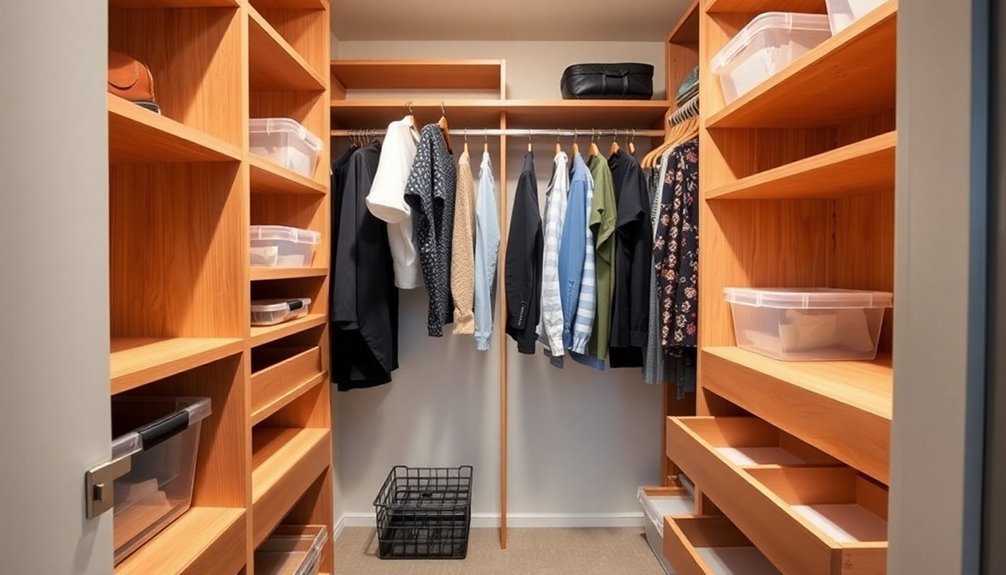 optimize space in closets