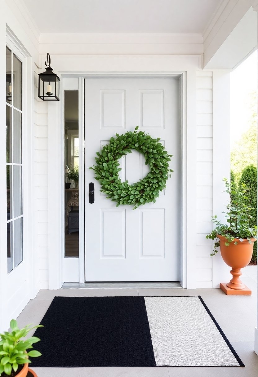 seasonal home entrance refresh