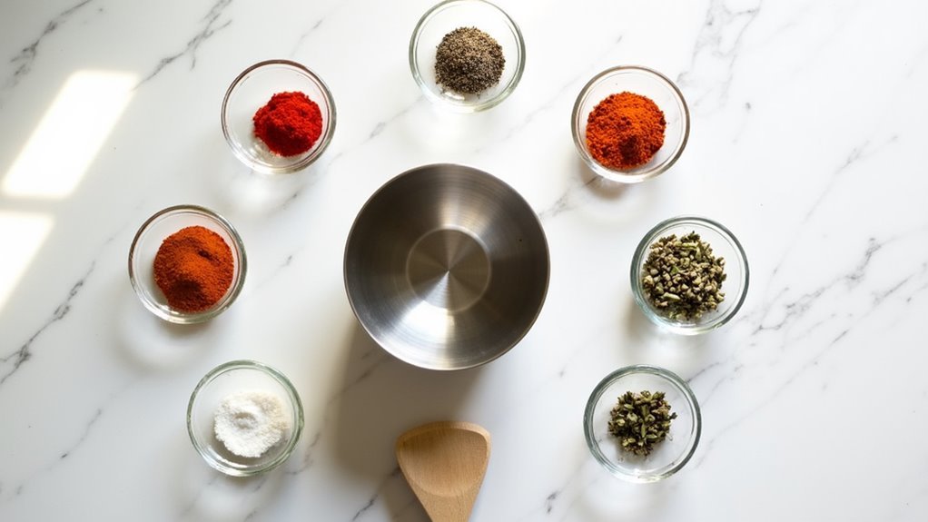 seasoning ingredients preparation begins