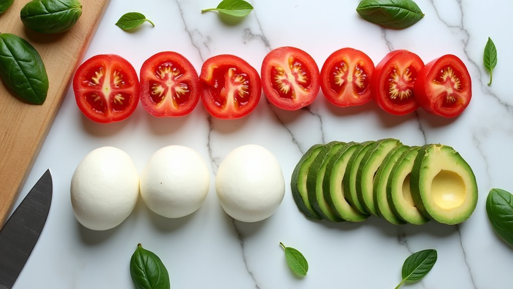 slice ingredients evenly