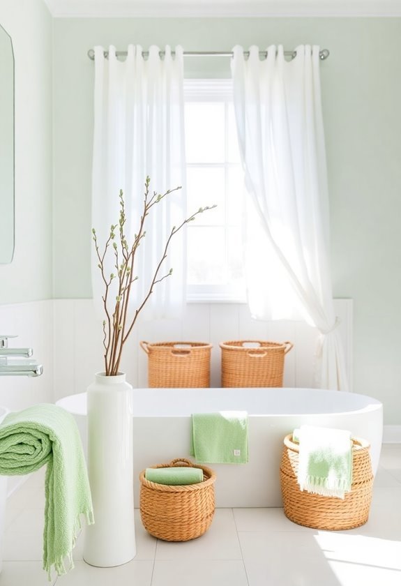 spring bathroom decor tips