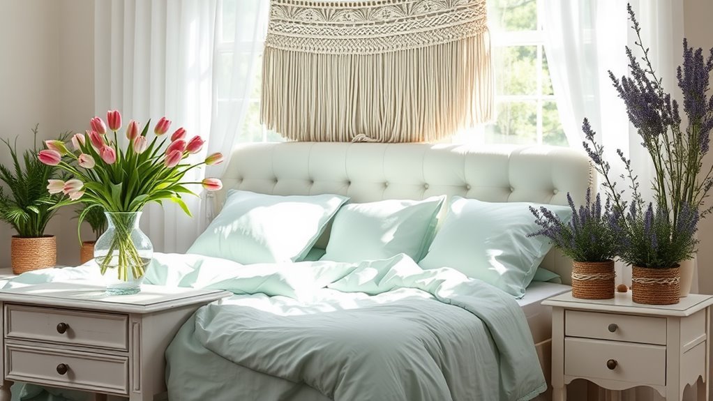 spring bedroom decor ideas