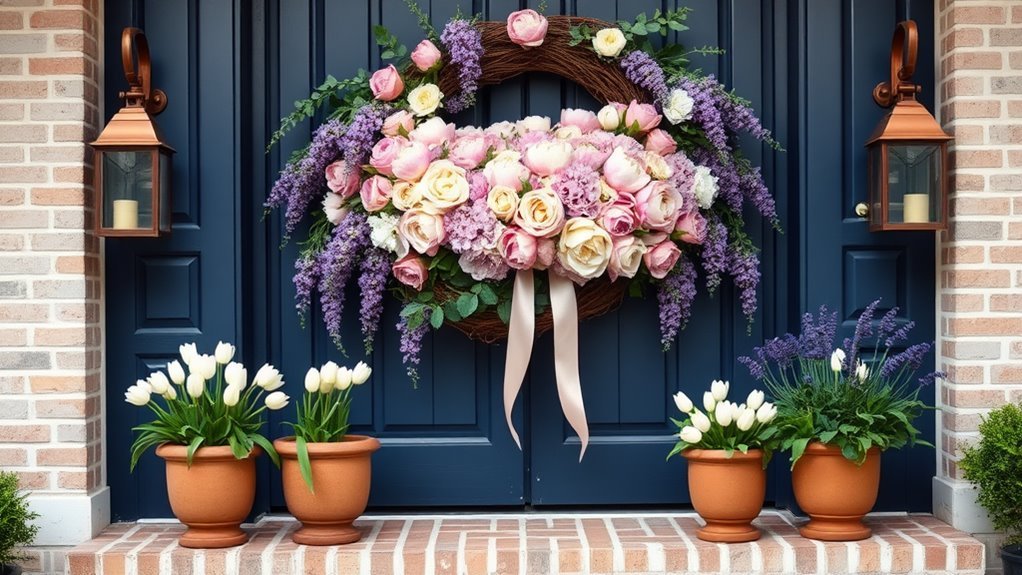 spring door decor ideas