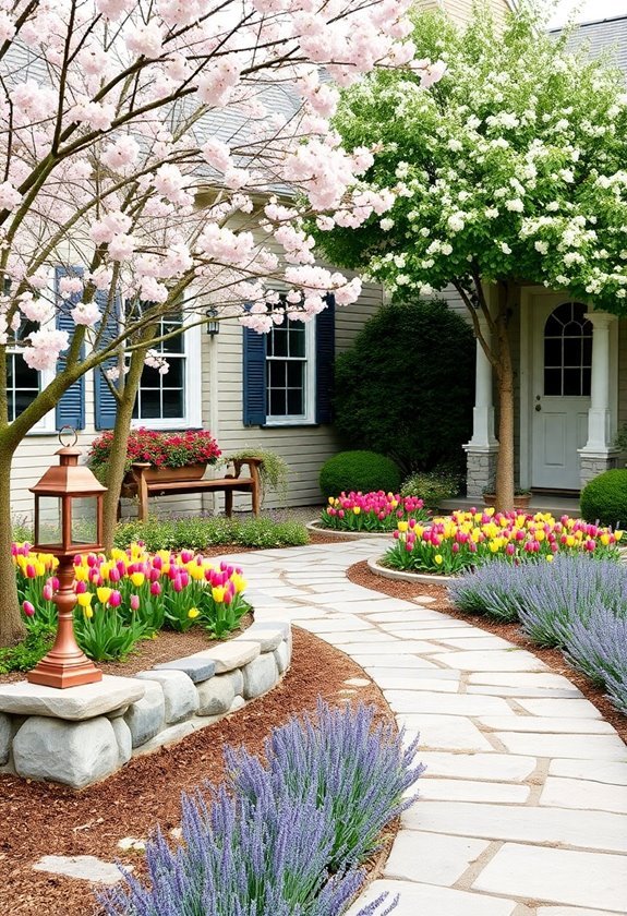 spring front yard makeover