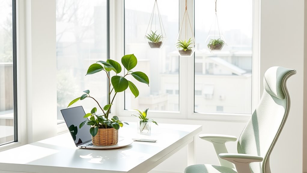 spring office decor ideas