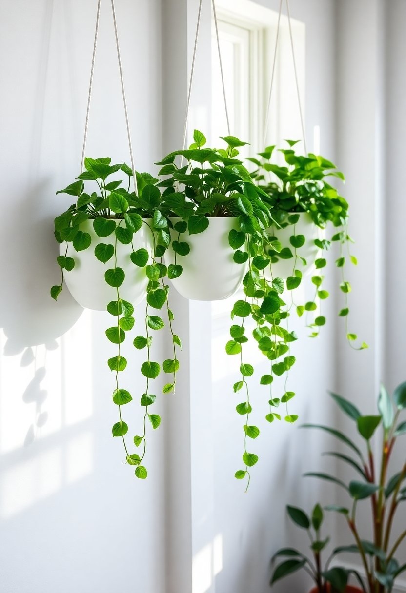 stylish indoor vine planters