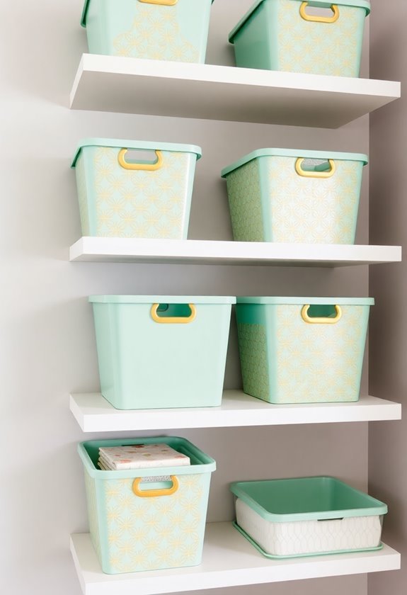 stylish storage from containers