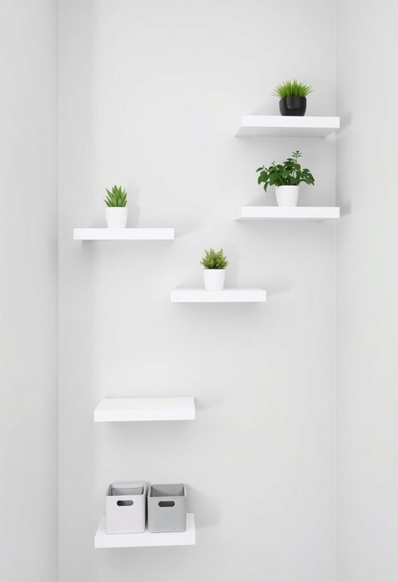 vertical shelf storage solutions