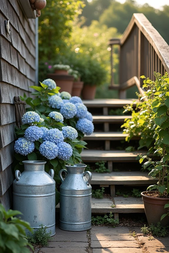 antique dairy storage containers