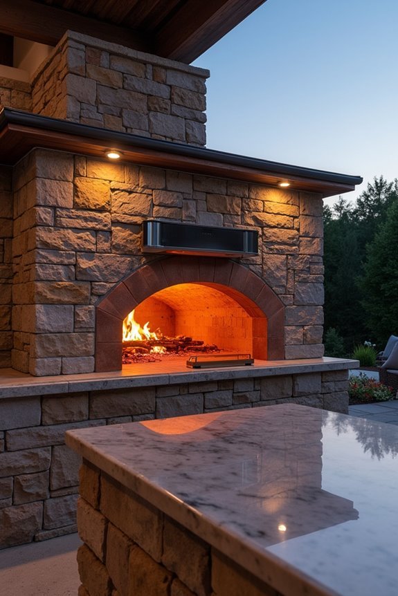 authentic wood fired pizza oven