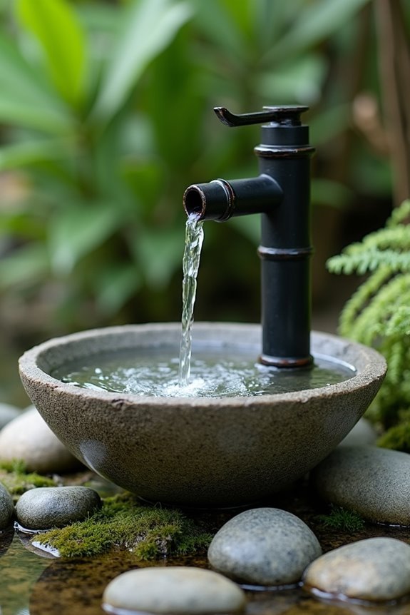 bamboo water spout design