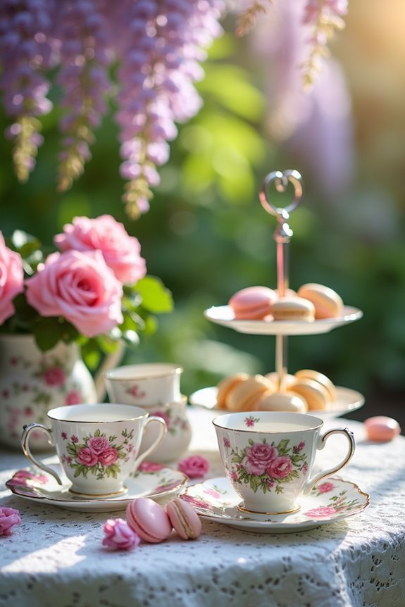 charming outdoor tea gathering