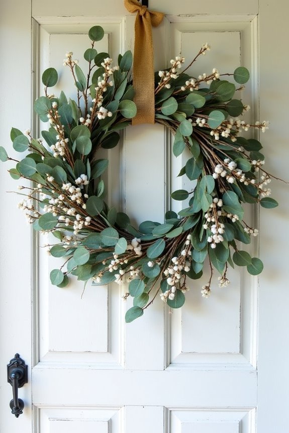 charming rustic door decor