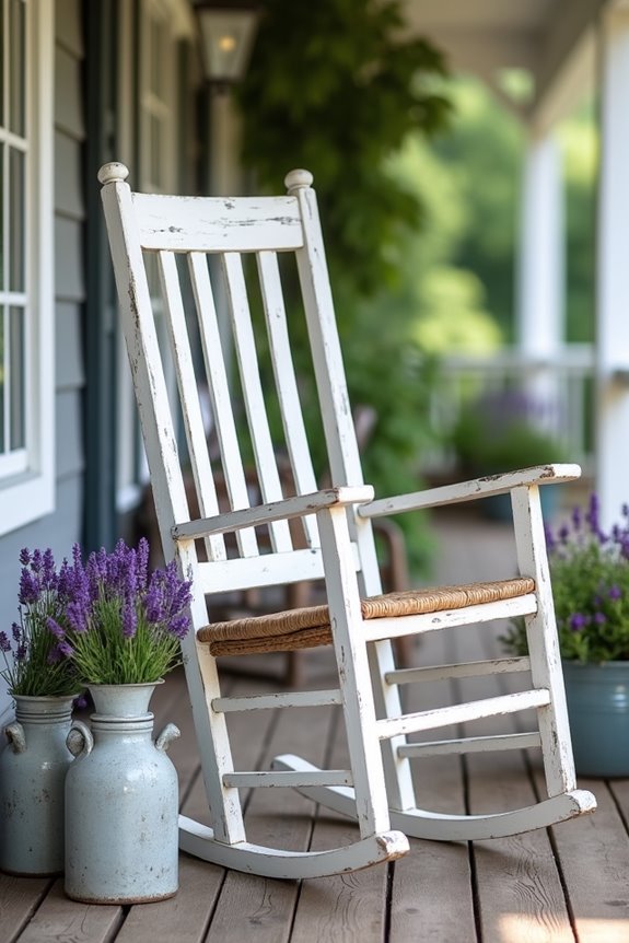 charming rustic outdoor seating