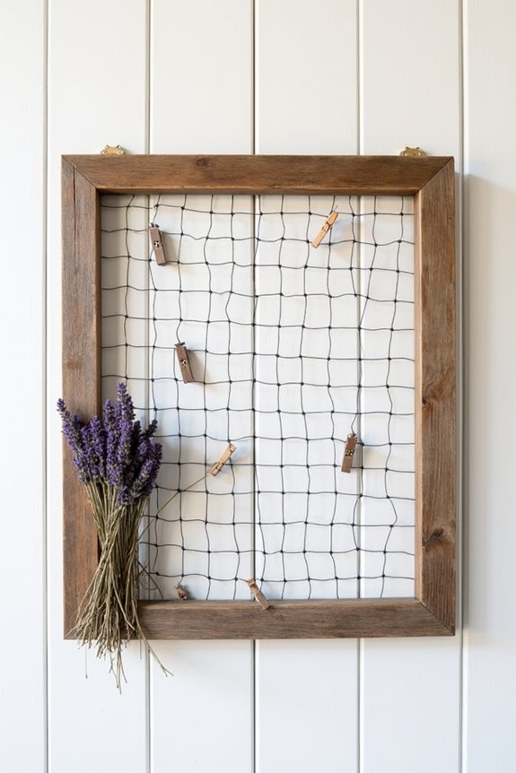 chicken wire bulletin boards
