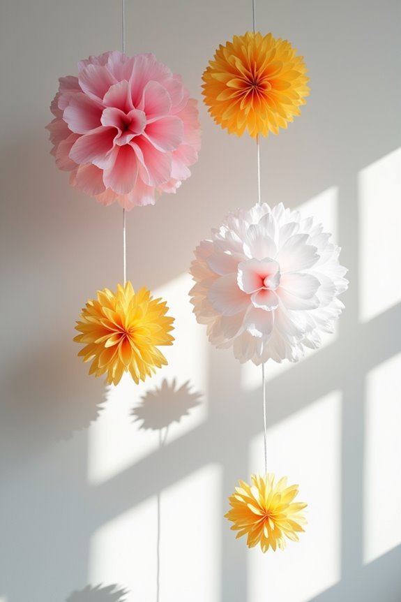 colorful decorative paper crafts