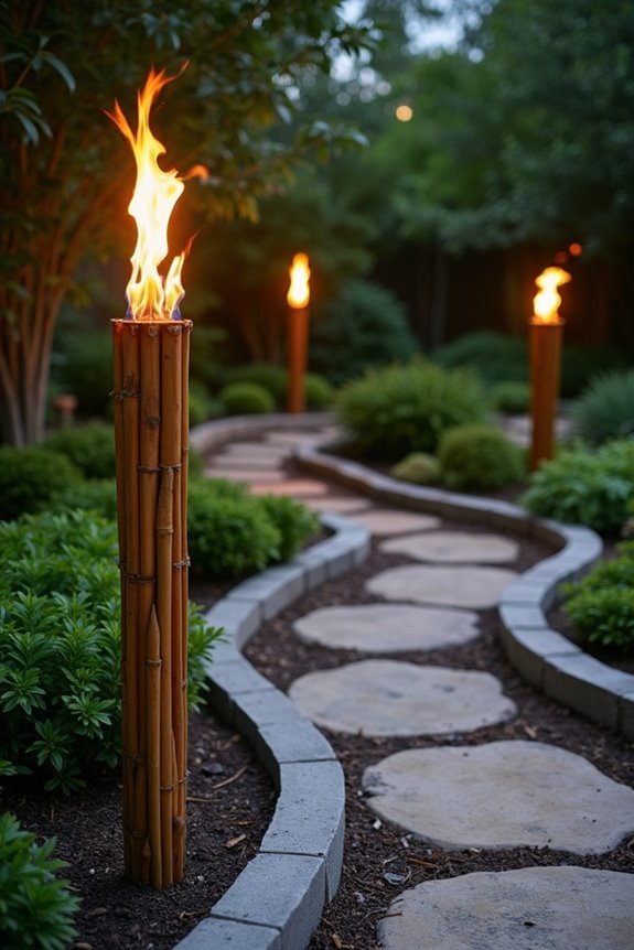 decorative outdoor lighting accents