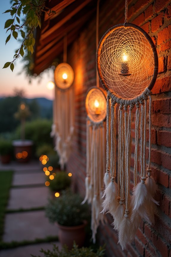 dreamcatcher themed wall decor
