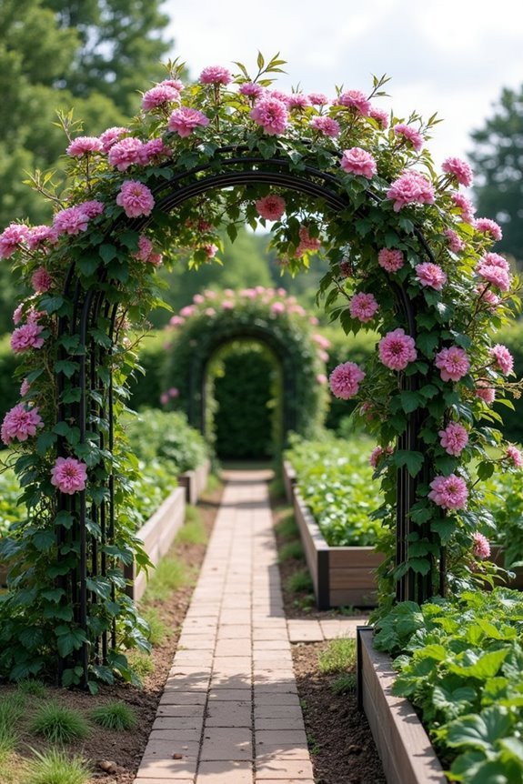 durable garden support structure