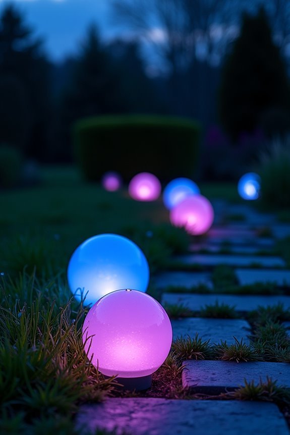 dynamic illuminated decorative globes