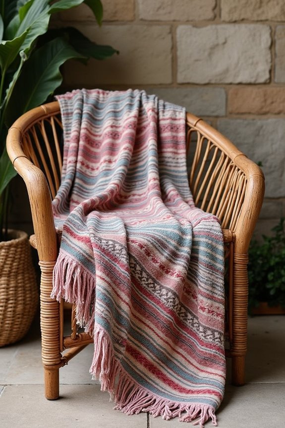 eclectic design throw blankets