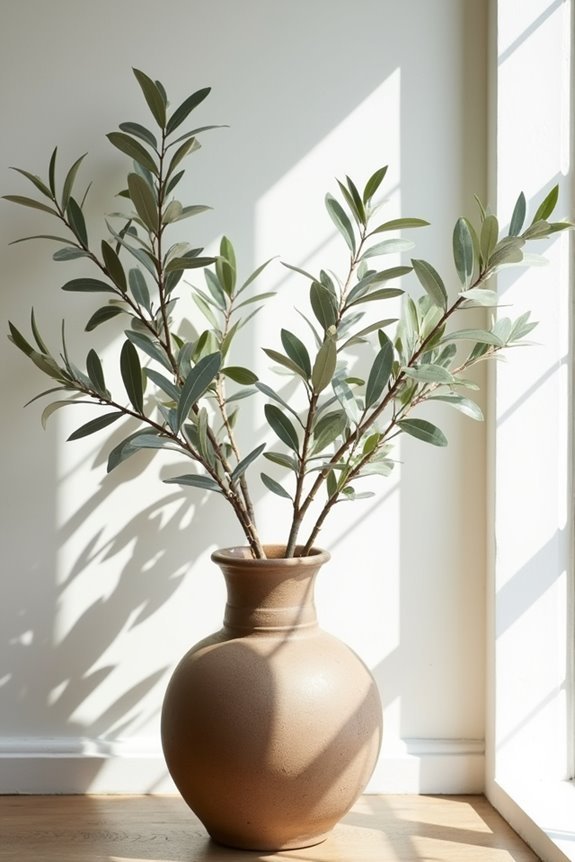 elegant olive branch decor