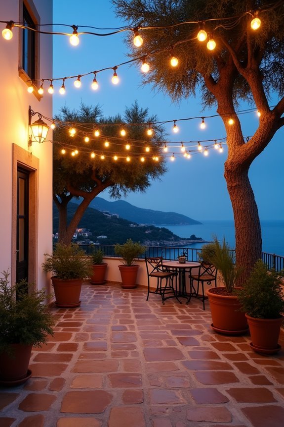 elegant outdoor ambiance design