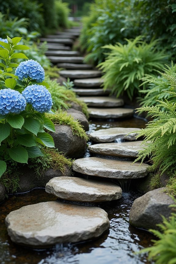 flowing water pathway forward