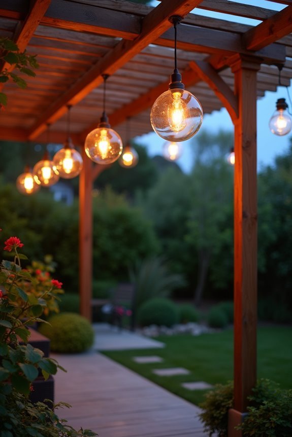 illuminated orb light fixtures