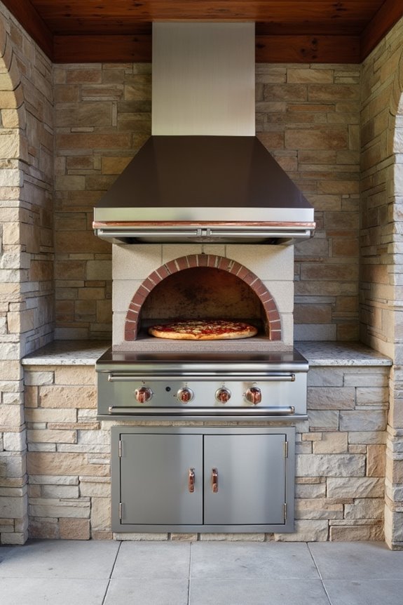 integrated cooking appliance