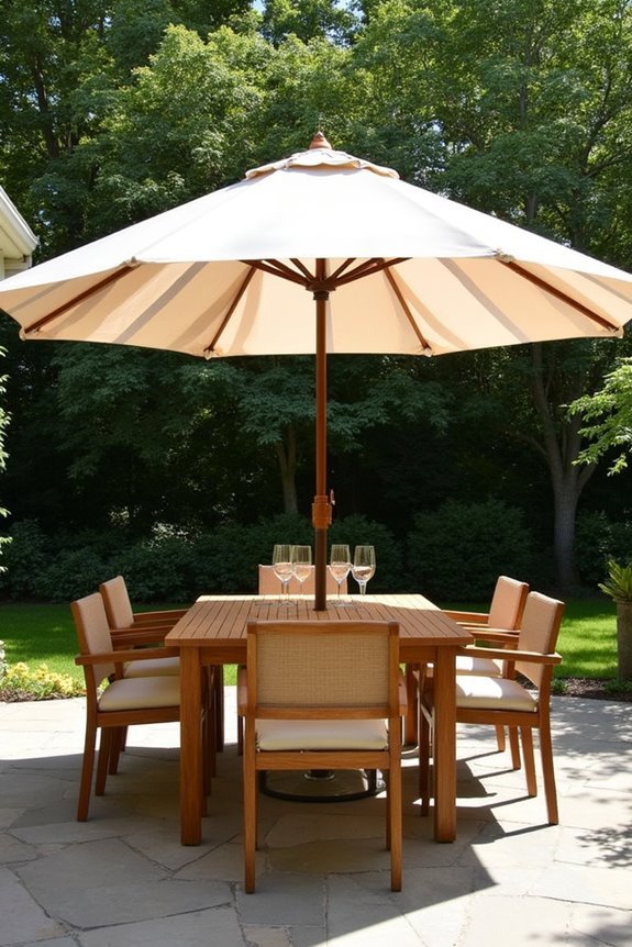 large shaded outdoor canopy