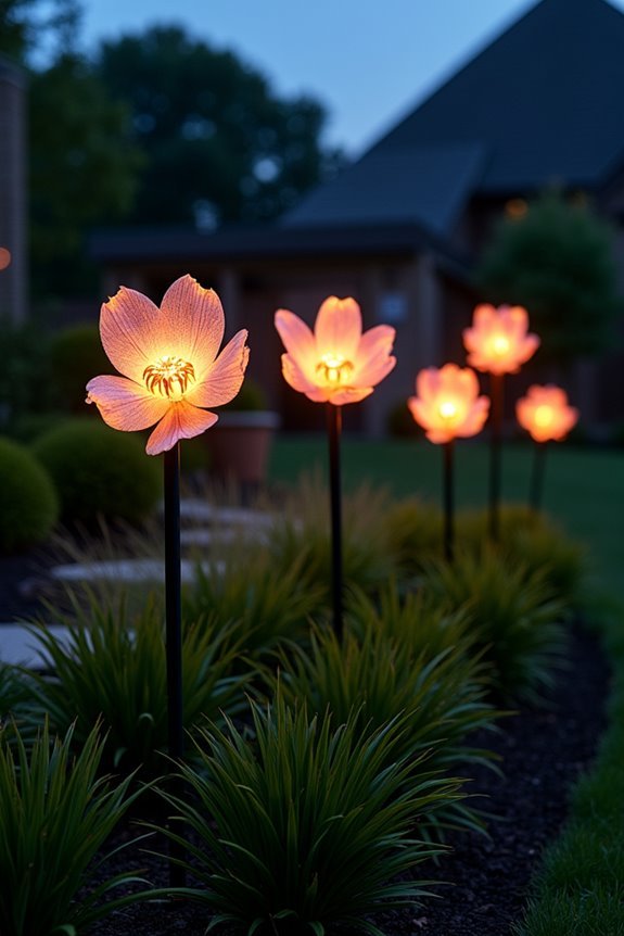 led petals dancing flower