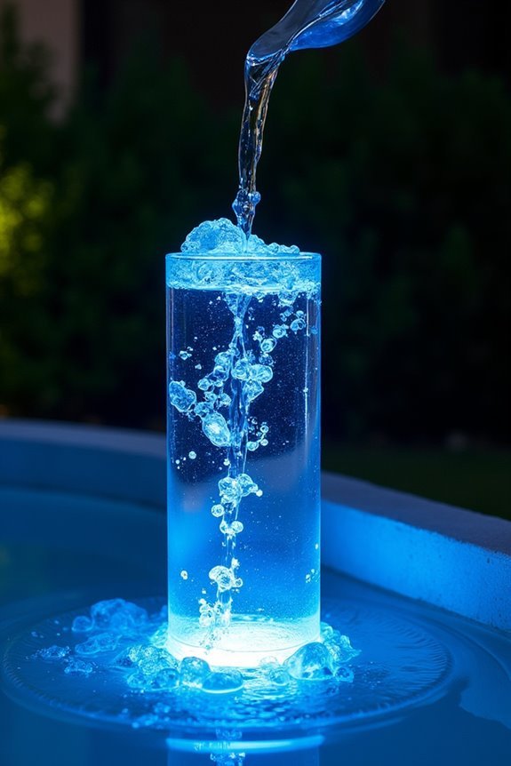 luminous aquatic crystal structure