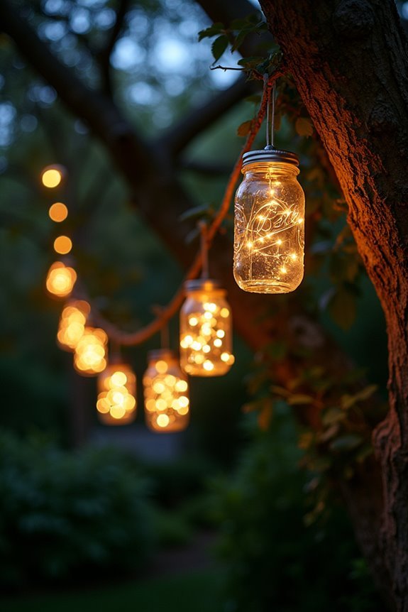 magical illuminated glass jars