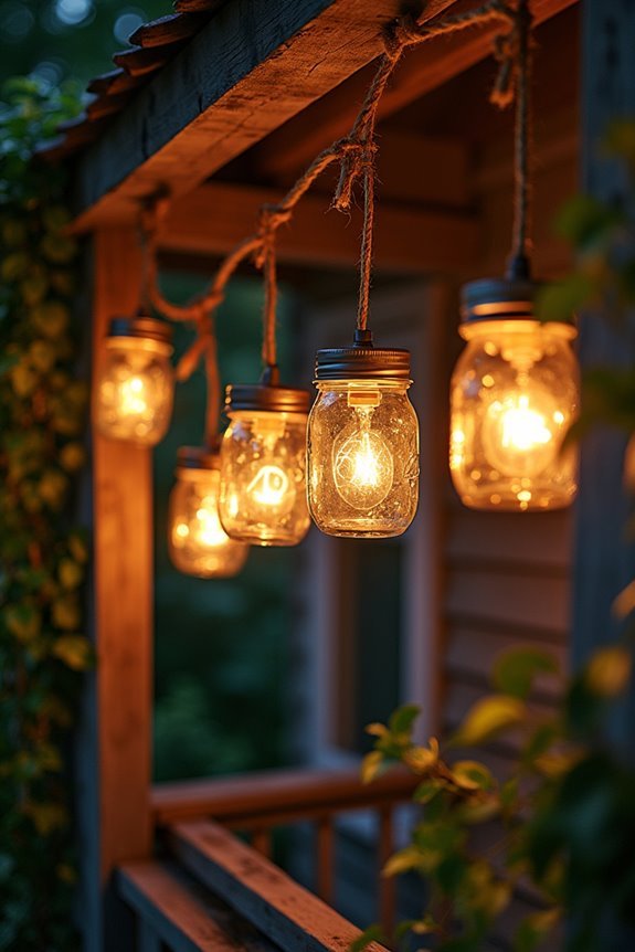 mason jar outdoor lighting